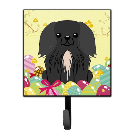 Carolines Treasures Easter Eggs Pekingnese Black Leash or Key Holder BB6107SH4